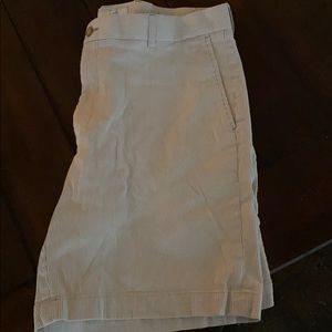 Tan Striped Southern Tide Seersucker Shorts